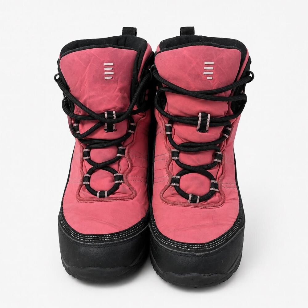 Lands-end Women's Pink and Black Boots